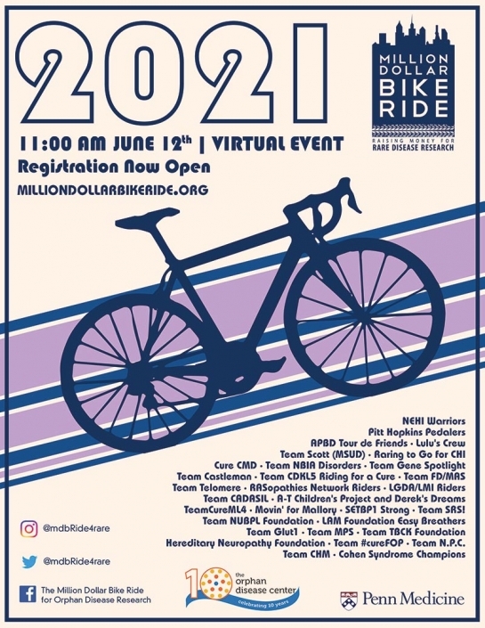 Poster Million Dollar Bike Ride 2021